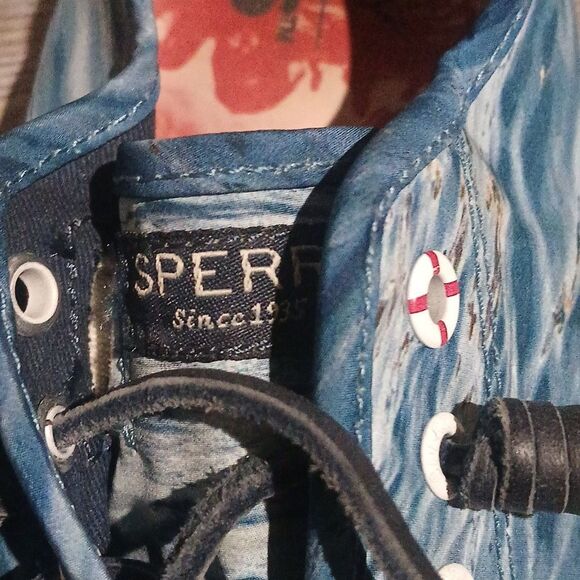 Sperry Limited Edition Jaws Seacoast Water Boat Shoes Sz 9 Ladies - Picture 7 of 9